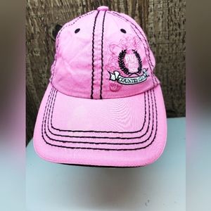PVL Country Club Womens Pink Snap Back Adjustable Hat Cap